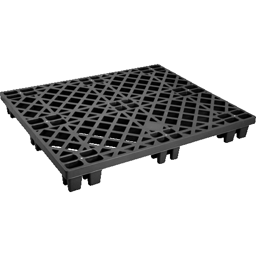 PALLET PLASTIK SINGLE ATARI TIPE 9704 | UKURAN 120 x 100 x 14 CM | PALLET PLASTIK INDUSTRI MURAH, KUAT, DAN PRAKTIS UNTUK GUDANG DAN PENGIRIMAN