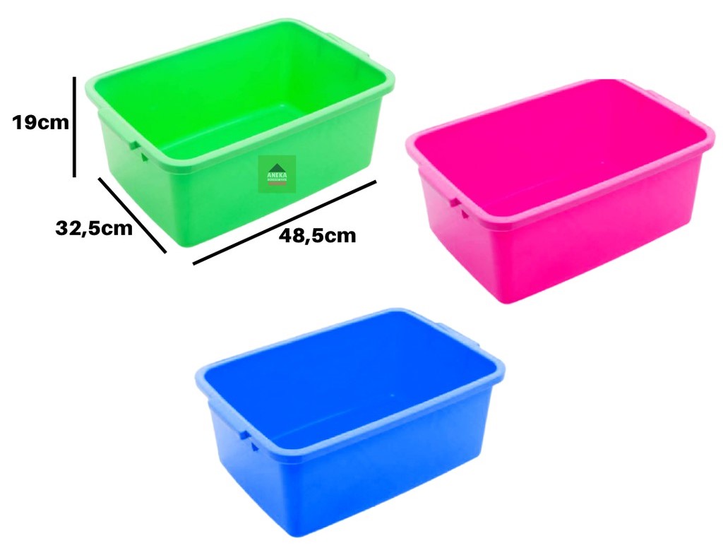 Baskom Kotak Plastik SHINPO Tipe Italy – SIP 824 L