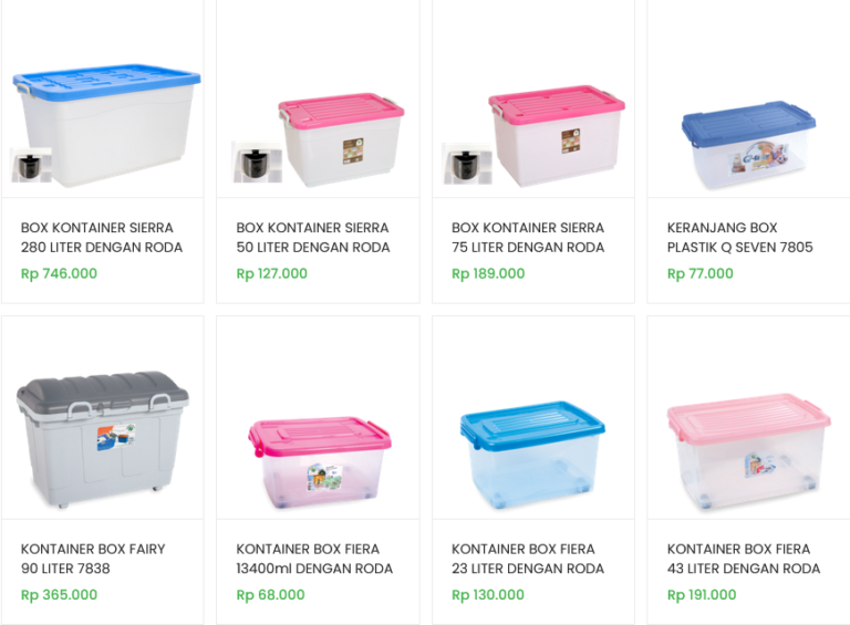 box container plastik houseware