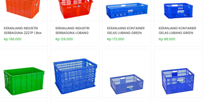 Berapa saja ukuran dari Box Container Plastik?