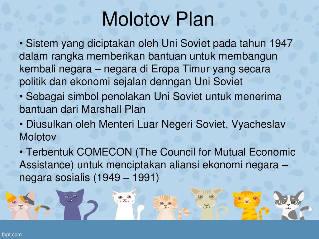 MOLOTOV PLAN: Upaya Uni Soviet Membentuk Kawasan Pengaruh Pasca Perang Dunia II