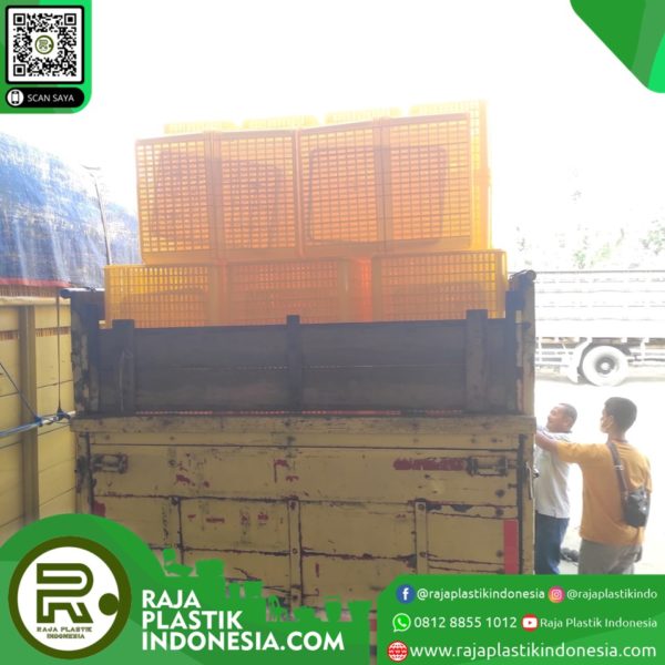 Jual Box Container Plastik Industri / Keranjang Serbaguna Rabbit, Green Leaf & Atari, Kirim ke Ambon, Sofifi, Ternate, Denpasar, Mataram & Kupang