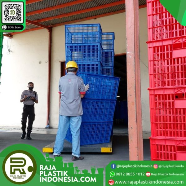 Jual Box Container Plastik Industri / Keranjang Serbaguna Rabbit, Green Leaf & Atari, Kirim ke Jayapura, Sorong, Manokwari, Nabire, Wamena & Merauke