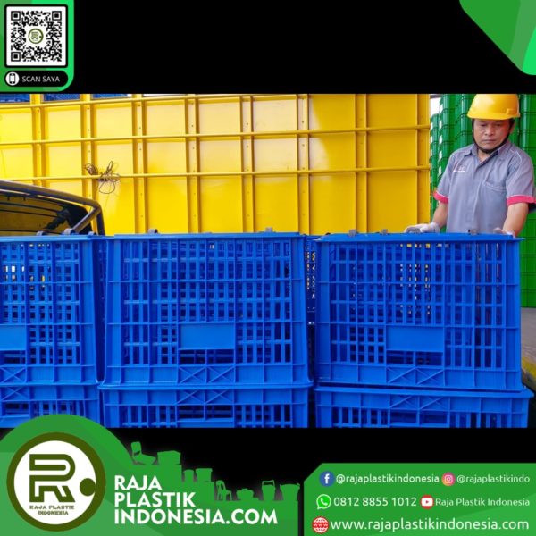 Jual Box Container Plastik Industri / Keranjang Serbaguna Rabbit, Green Leaf & Atari, Kirim ke Jayapura, Sorong, Manokwari, Nabire, Wamena & Merauke