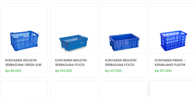 Jual Container Box Plastik Keranjang Industri Terdekat | Merk Rabbit, Green Leaf, Atari, Hanata & YTH | Dapatkan di Raja Plastik Indonesia