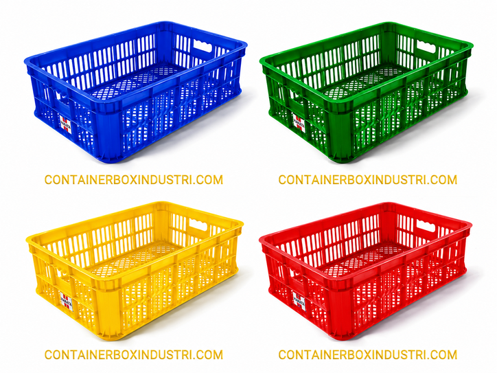 BOX CONTAINER PLASTIK INDUSTRI HANATA HNT 2000L UKURAN 620 x 430 x 180: Solusi Efisien untuk Kebutuhan Penyimpanan dan Distribusi Industri