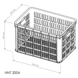 BOX CONTAINER INDUSTRI | HNT 2004 | 620 x 430 x 380
