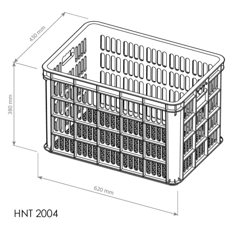 BOX CONTAINER INDUSTRI | HNT 2004 | 620 x 430 x 380
