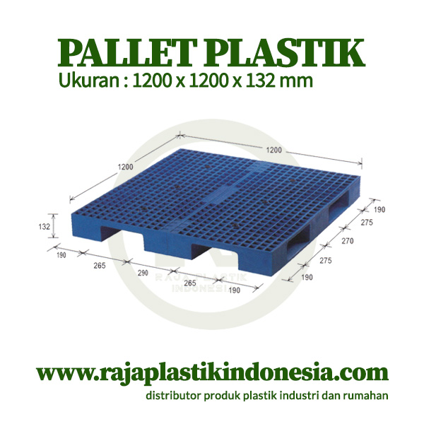 UKURAN PALLET PLASTIK STANDAR, BESAR DAN KECIL UNTUK LOGISTIK & PERGUDANGAN