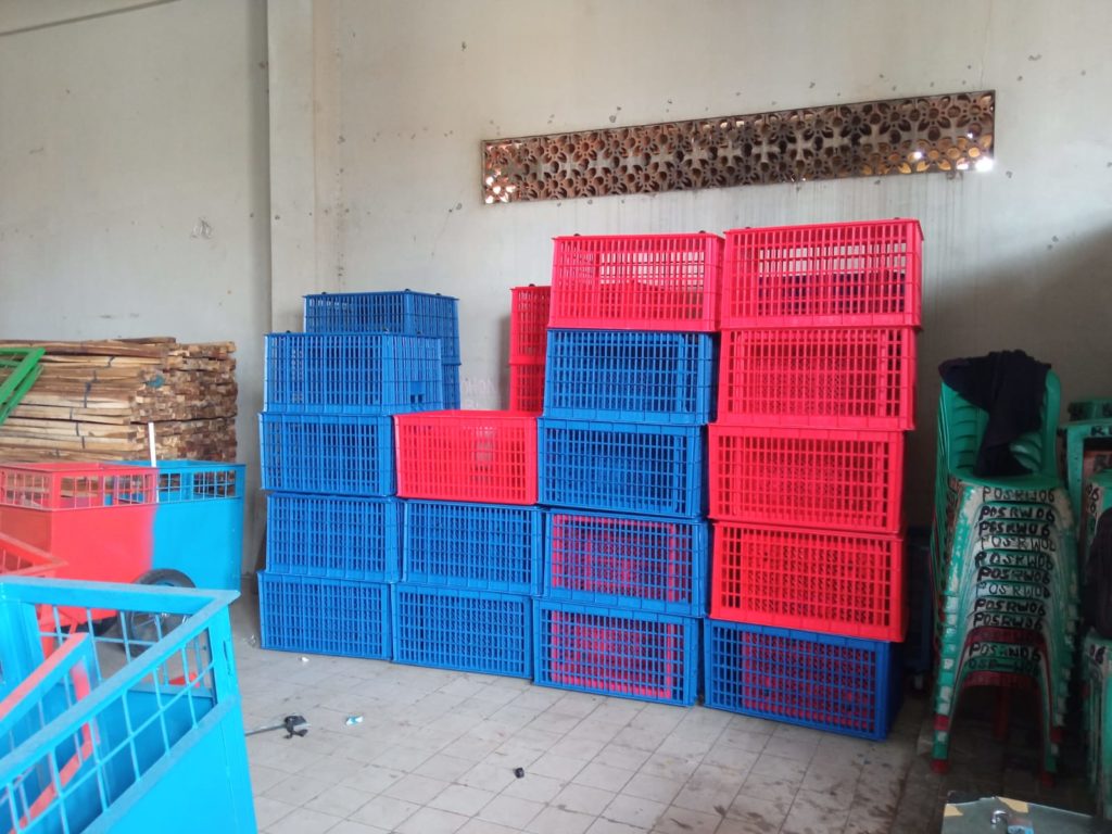 BOX CONTAINER PLASTIK INDUSTRI RABBIT, KIRIM KE JAKARTA UTARA OLEH TIM RAJA PLASTIK INDONESIA