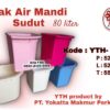 Bak Air Mandi Plastik Sudut 80 Liter YTH