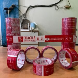 LAKBAN TAPE PLASTIK FRAGILE YTH