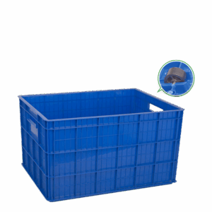 BOX CONTAINER PLASTIK INDUSTRI 140 LITER GL 2224 P + RODA, UKURAN 80 x 60 x 46 CM Plain Industrial Container with Castors – 140 Ltr | Keranjang Boks Kontainer Serbaguna 140 Liter Warna: Biru, Merah, Kuning, Hijau