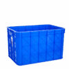 CONTAINER BOX INDUSTRI RAPAT 132 LITER GL TIPE 2244 P | KERANJANG PLASTIK WADAH INDUSTRI UKURAN 73,2 x 47,7 x 43,4 CM