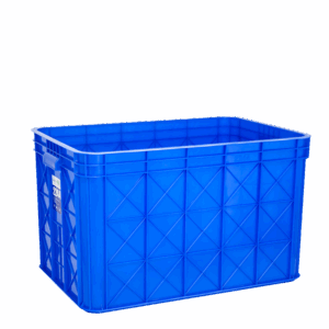 CONTAINER BOX INDUSTRI RAPAT 132 LITER GL TIPE 2244 P | KERANJANG PLASTIK WADAH INDUSTRI UKURAN 73,2 x 47,7 x 43,4 CM