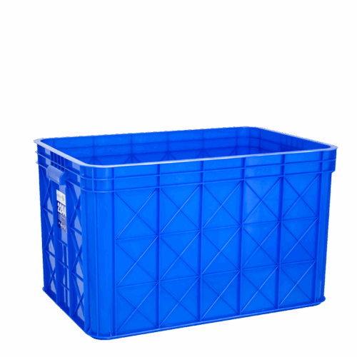 CONTAINER BOX INDUSTRI RAPAT 132 LITER GL TIPE 2244 P | KERANJANG PLASTIK WADAH INDUSTRI UKURAN 73,2 x 47,7 x 43,4 CM
