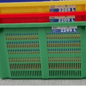 INDUSTRIAL CONTAINER 2209L GREEN LEAF KERANJANG INDUSTRI UKURAN 69,8 x 47,9 x 37,5 CM