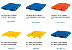 UKURAN PALLET PLASTIK STANDAR NASIONAL & INTERNASIONAL | RAJA PLASTIK INDONESIA