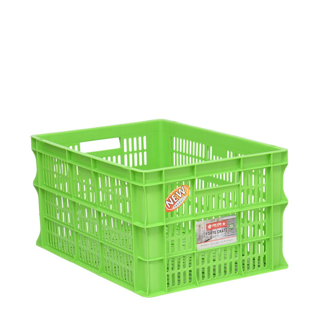 BOX CONTAINER INDUSTRI LION STAR TIPE IC-28 FORTE CRATE 302 (MEDIUM), UKURAN 600 x 425 x 307 mm | RAJA PLASTIK INDONESIA | MINIMAL PEMBELIAN 3 PCS | JUAL KE SELURUH INDONESIA