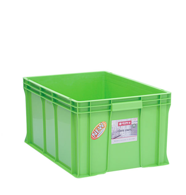CONTAINER BOX INDUSTRI 65 LITER LION STAR IC-32 FORTE CRATE 202 UKURAN 625 x 425 x H 300 mm | RAJA PLASTIK INDONESIA