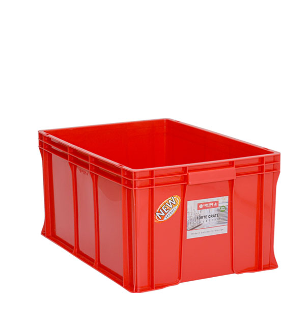 CONTAINER BOX INDUSTRI 65 LITER LION STAR IC-32 FORTE CRATE 202 UKURAN 625 x 425 x H 300 mm | RAJA PLASTIK INDONESIA