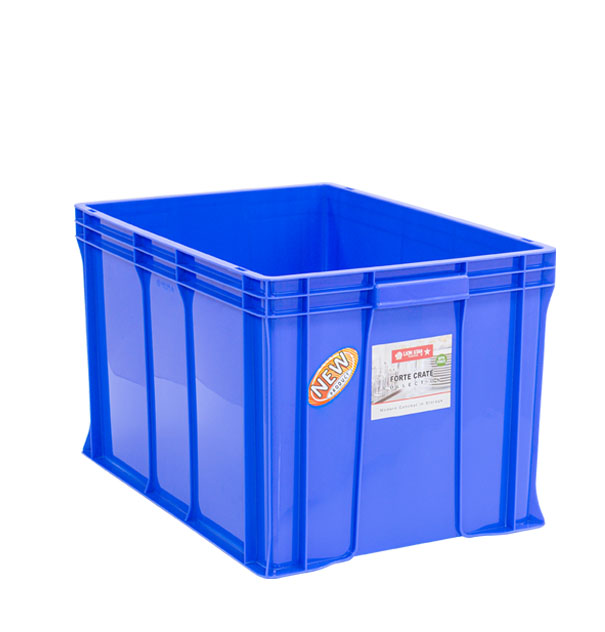 CONTAINER BOX INDUSTRI 82 LITER LION STAR IC-33 FORTE CRATE 203 UKURAN 625 x 425 x H 370 mm | KERANJANG PLASTIK INDUSTRIAL 