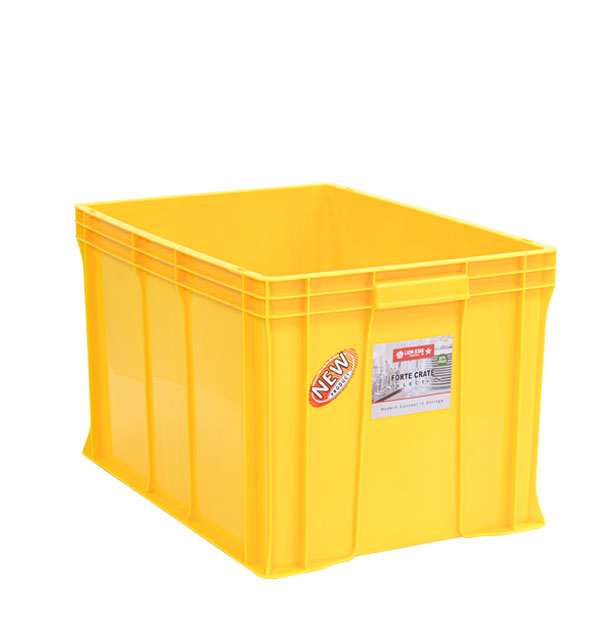 CONTAINER BOX INDUSTRI 82 LITER LION STAR IC-33 FORTE CRATE 203 UKURAN 625 x 425 x H 370 mm | KERANJANG PLASTIK INDUSTRIAL 