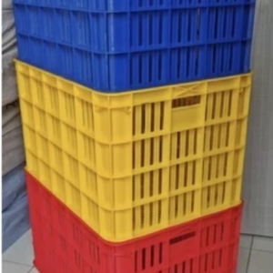 KERANJANG INDUSTRI BESAR CONTAINER BOX PLASTIK RABBIT 7007 + RODA: Solusi Container Box Plastik Industri Beroda yang Praktis, Kuat, dan Efisien untuk Gudang & Produksi