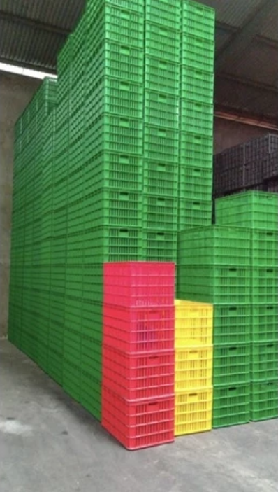 KERANJANG INDUSTRI BESAR CONTAINER BOX PLASTIK RABBIT 7007 + RODA: Solusi Container Box Plastik Industri Beroda yang Praktis, Kuat, dan Efisien untuk Gudang & Produksi