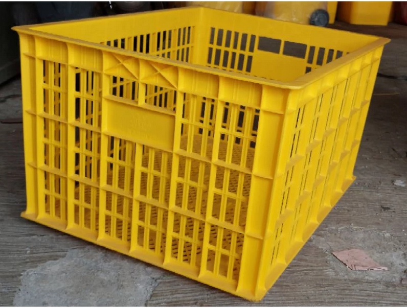 KERANJANG INDUSTRI BESAR CONTAINER BOX PLASTIK RABBIT 7008 + RODA: Solusi Container Box Plastik Industri Besar yang Praktis, Kuat, dan Efisien