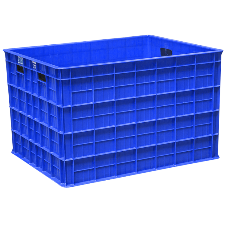 BOX CONTAINER PLASTIK INDUSTRI BESAR 500 LITER RODA GREEN LEAF 2181 PR UKURAN 100x80x63,6 CM | RAJA PLASTIK INDONESIA