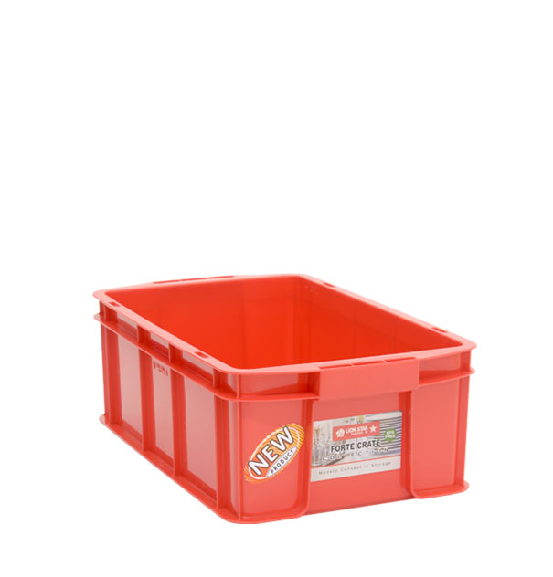 CONTAINER BOX INDUSTRI 20 LITER LION STAR IC-36 FORTE CRATE 101 UKURAN 535 x 325 x H 179 mm | RAJA PLASTIK INDONESIA