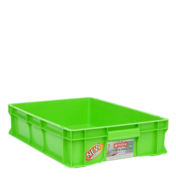 CONTAINER BOX INDUSTRI 28 LITER LION STAR IC-31 FORTE CRATE 201 UKURAN 625 x 425 x 130 MM | RAJA PLASTIK INDONESIA