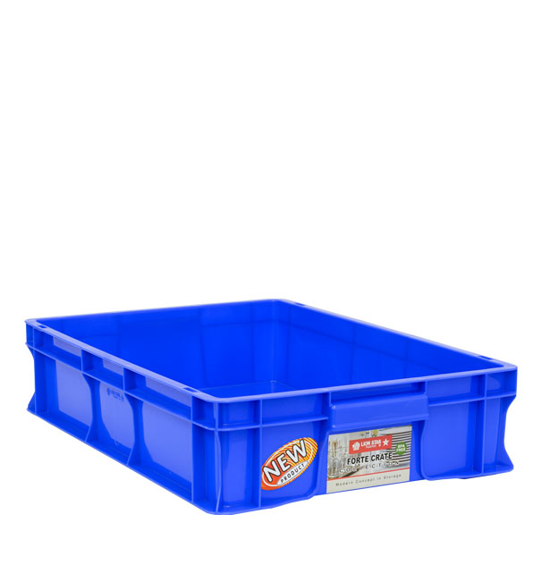 CONTAINER BOX INDUSTRI 28 LITER LION STAR IC-31 FORTE CRATE 201 UKURAN 625 x 425 x 130 MM | RAJA PLASTIK INDONESIA