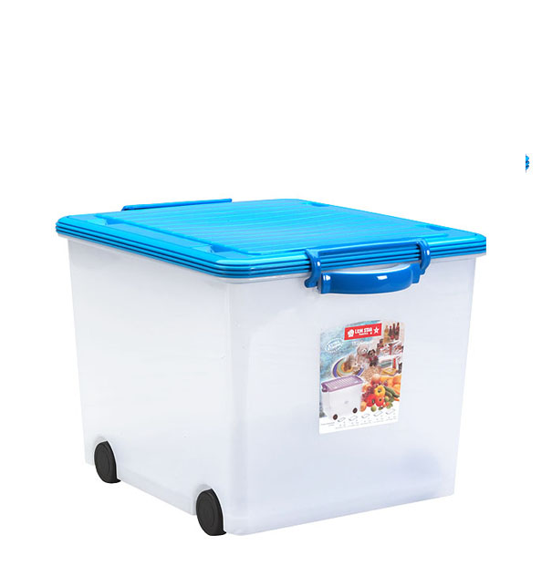 LION STAR CONTAINER BOX PLASTIK VIGO 43 LITER + RODA