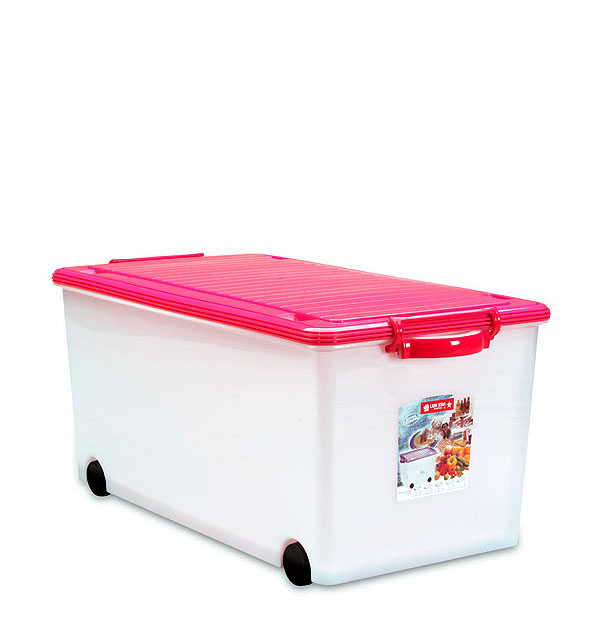 LION STAR CONTAINER BOX PLASTIK VIGO 72 LITER + RODA