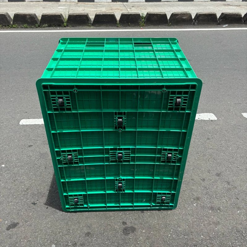 KERANJANG INDUSTRI BESAR 345 LITER RODA ATARI 9881 PR UKURAN 100x80x63,6 CM | RAJA PLASTIK INDONESIA