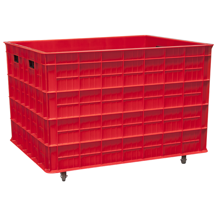 KERANJANG INDUSTRI BESAR 550 LITER - BOX CONTAINER GREEN LEAF 2181 PS UKURAN 100 x 80 x 69 CM | RAJA PLASTIK INDONESIA