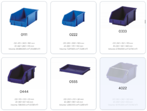 BIN BOX SPAREPART – STORAGE BOXES TOOLS RABBIT 0111, 0222, 0333, 0444 | RAJA PLASTIK INDONESIA