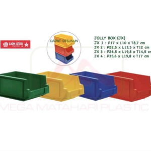 Bin Box Kotak Sparepart Plastik Lion Star Tipe JX-4 Jolly Box No. 400 | Raja Plastik Indonesia