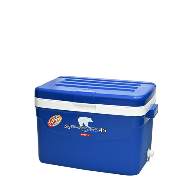 COOLER BOX BESAR PLASTIK 45 LITER LION STAR ANTARCTICA I-29, UKURAN 590 x 389 x H 391 mm | RAJA PLASTIK INDONESIA