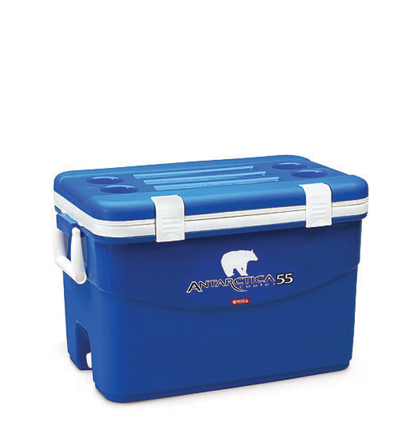 COOLER BOX BESAR PLASTIK 55 LITER LION STAR ANTARCTICA I-26, UKURAN 664 x 401 x H 415 mm | RAJA PLASTIK INDONESIA
