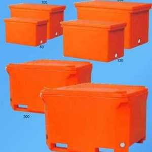 Cooler Box Besar 200 Liter Orange / Kotak Es / Peti Ikan Delta Cooler PC-200 | Raja Plastik Indonesia