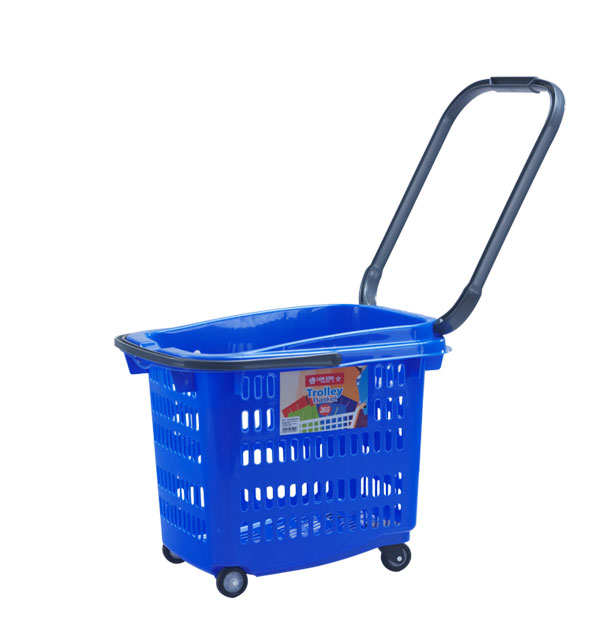 KERANJANG BELANJA DORONG SUPERMARKET PLASTIK LION STAR BW-31 TROLLEY BASKET 36 S | RAJA PLASTIK INDONESIA