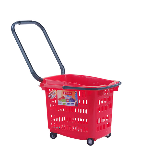 KERANJANG BELANJA DORONG SUPERMARKET PLASTIK LION STAR BW-31 TROLLEY BASKET 36 S | RAJA PLASTIK INDONESIA