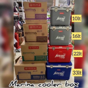 COOLER BOX 33 LITER / KOTAK PENDINGIN LION STAR i-19 MARINA 35S, UKURAN 500 x 318 x H 390 mm, MINIMAL ORDER 2 PCS (1 PACK) | RAJA PLASTIK INDONESIA