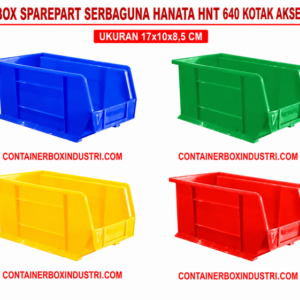 BIN BOX SPAREPART SERBAGUNA HANATA HNT 640 KOTAK AKSESORIS UKURAN 17x10x8,5 CM