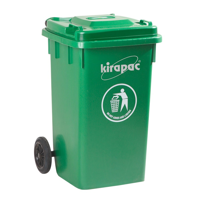 TEMPAT SAMPAH BESAR 100 LITER PLASTIK OUTDOOR KIRAPAC KLX 9100 HIJAU: Solusi Tempat Sampah Besar, Kuat, dan Tahan Lama untuk Kebutuhan Outdoor