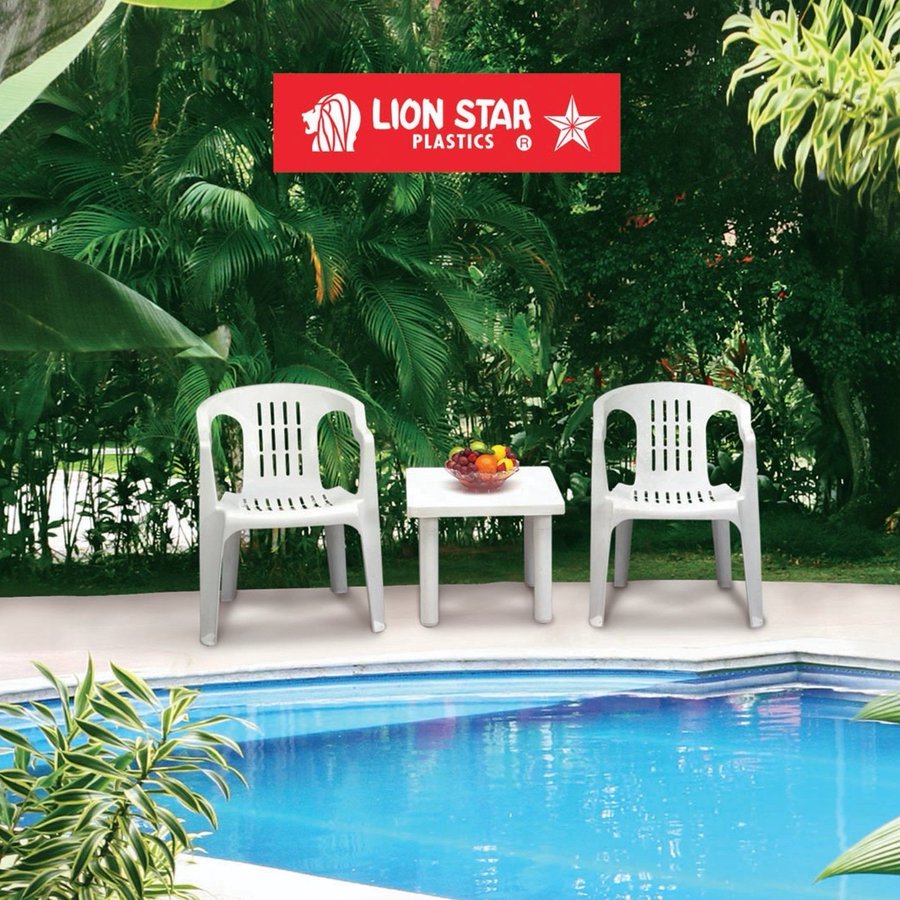 Kursi Plastik Sandaran Tangan Lion Star EC-6 Impala Chair: Kursi Plastik Sandaran Tangan yang Nyaman, Kokoh, dan Multifungsi