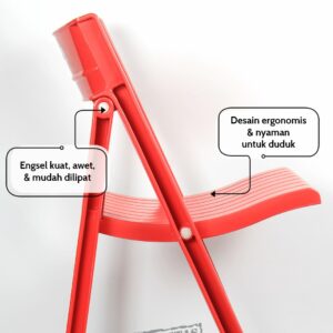 KURSI PLASTIK LIPAT INDOOR OUTDOOR LION STAR FC-8 FOLDING CHAIR: Solusi Kursi Lipat Modern yang Praktis, Ringan, dan Multifungsi